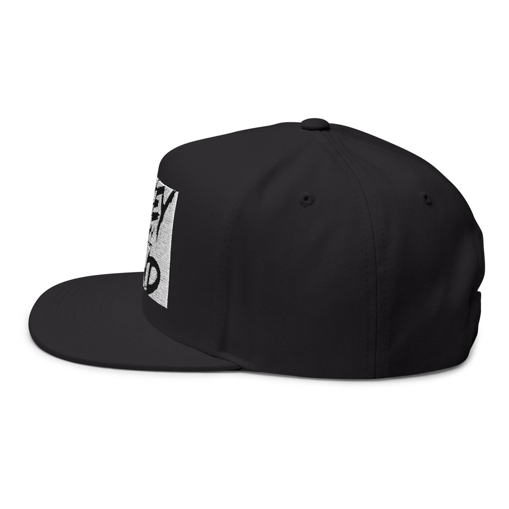 Money On My Mind Flat Bill Cap — Embroidered Snapback Hat