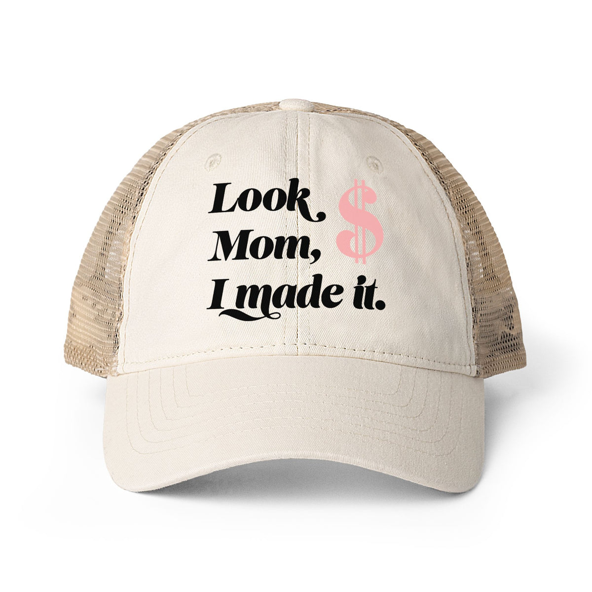 Women's Washed Mesh-Back Cap