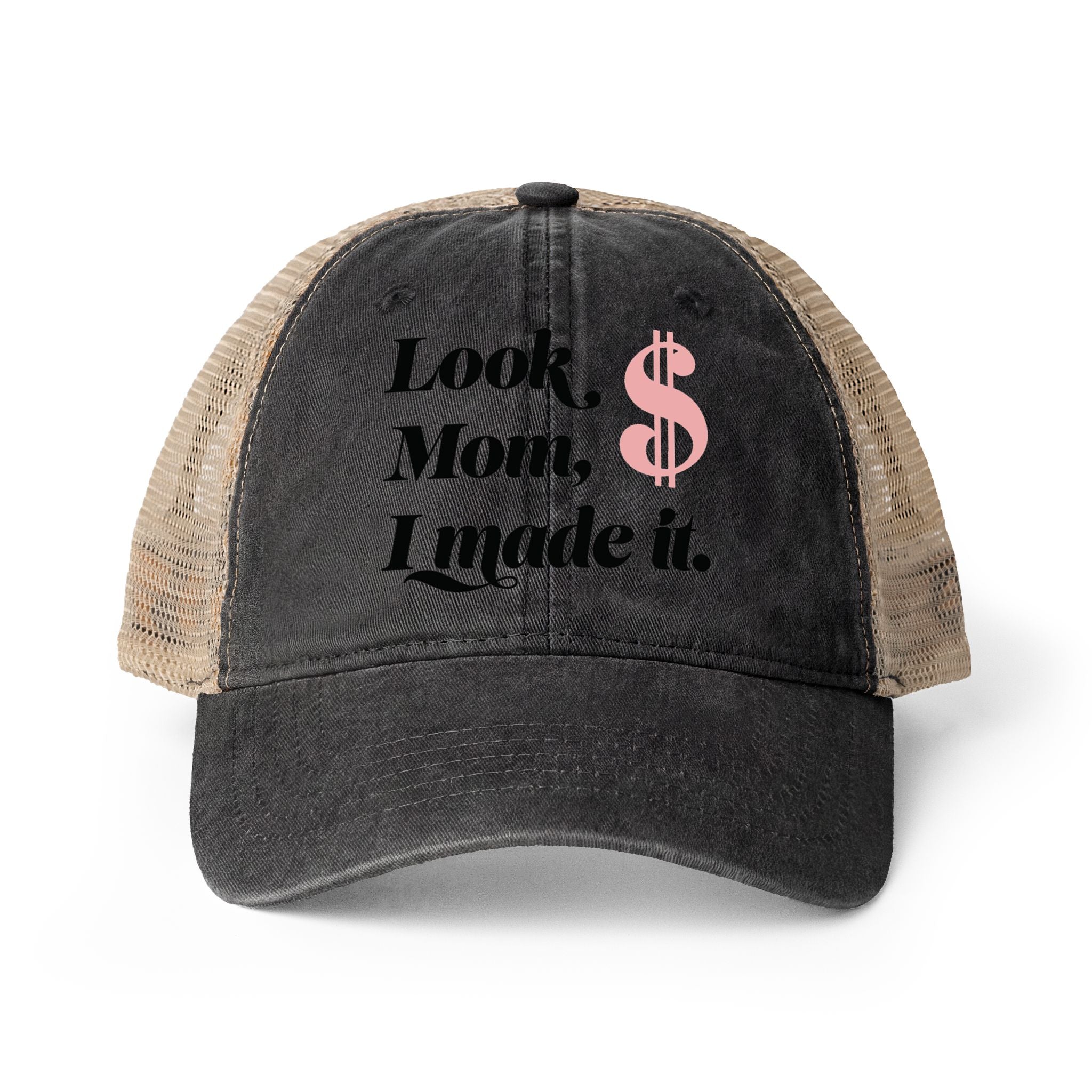 Women's Washed Mesh-Back Cap