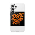 iPhone Tough Case — "Dope Drip" Orange Graffiti Phone Case