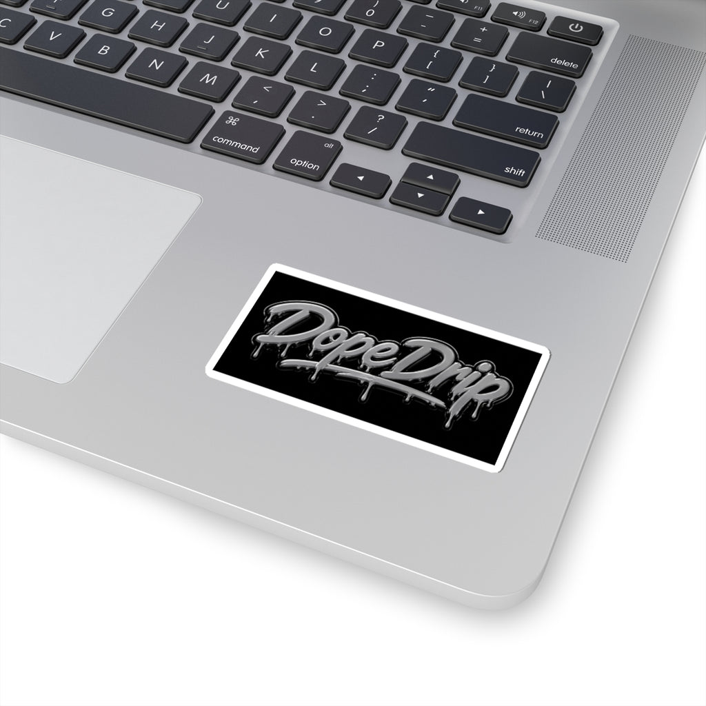 DopeDrip Dripping Logo Sticker — Glossy Streetwear Vinyl Sticker
