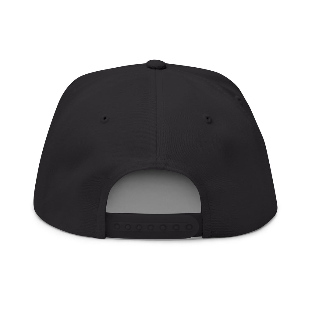 Money On My Mind Flat Bill Cap — Embroidered Snapback Hat
