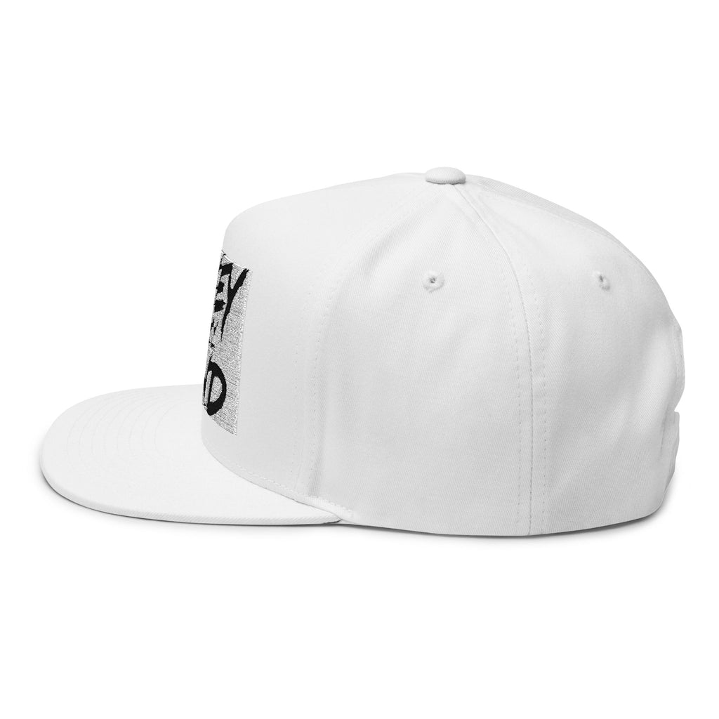 Money On My Mind Flat Bill Cap — Embroidered Snapback Hat