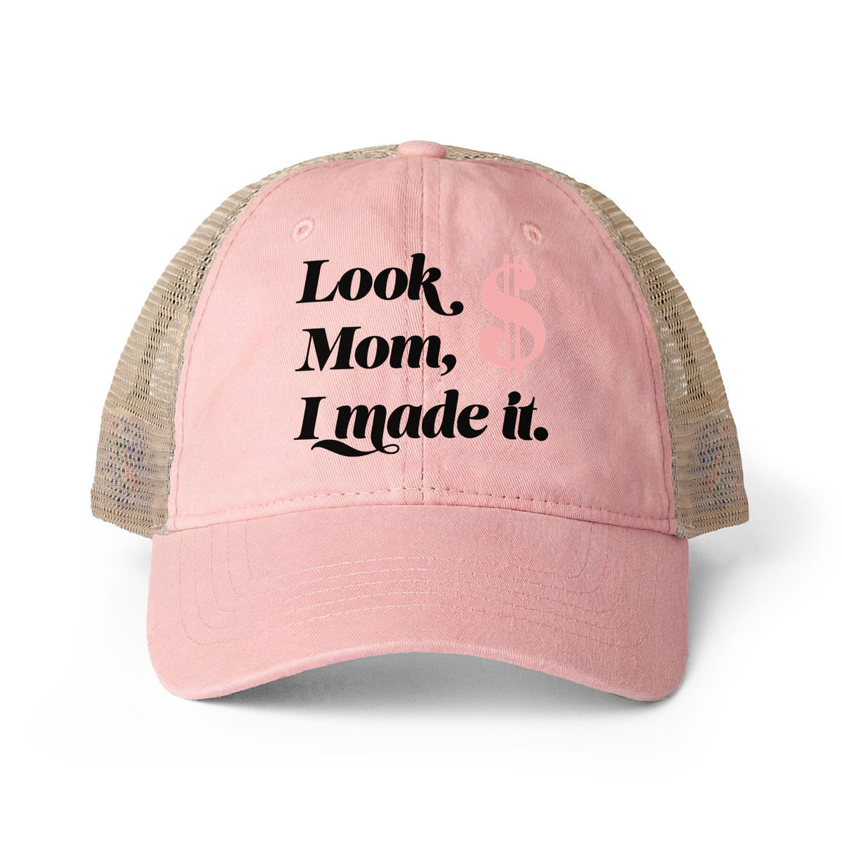 Women's Washed Mesh-Back Cap
