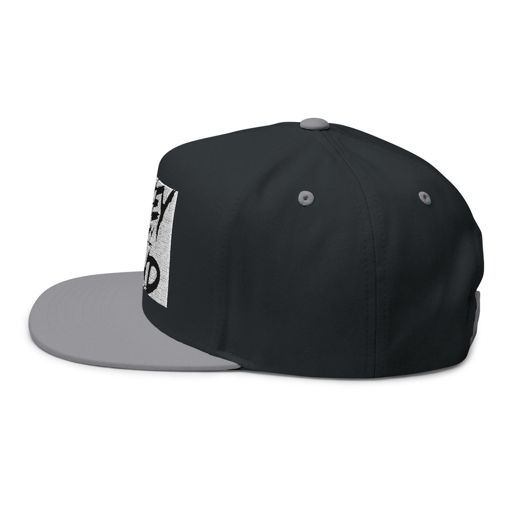 Money On My Mind Flat Bill Cap — Embroidered Snapback Hat