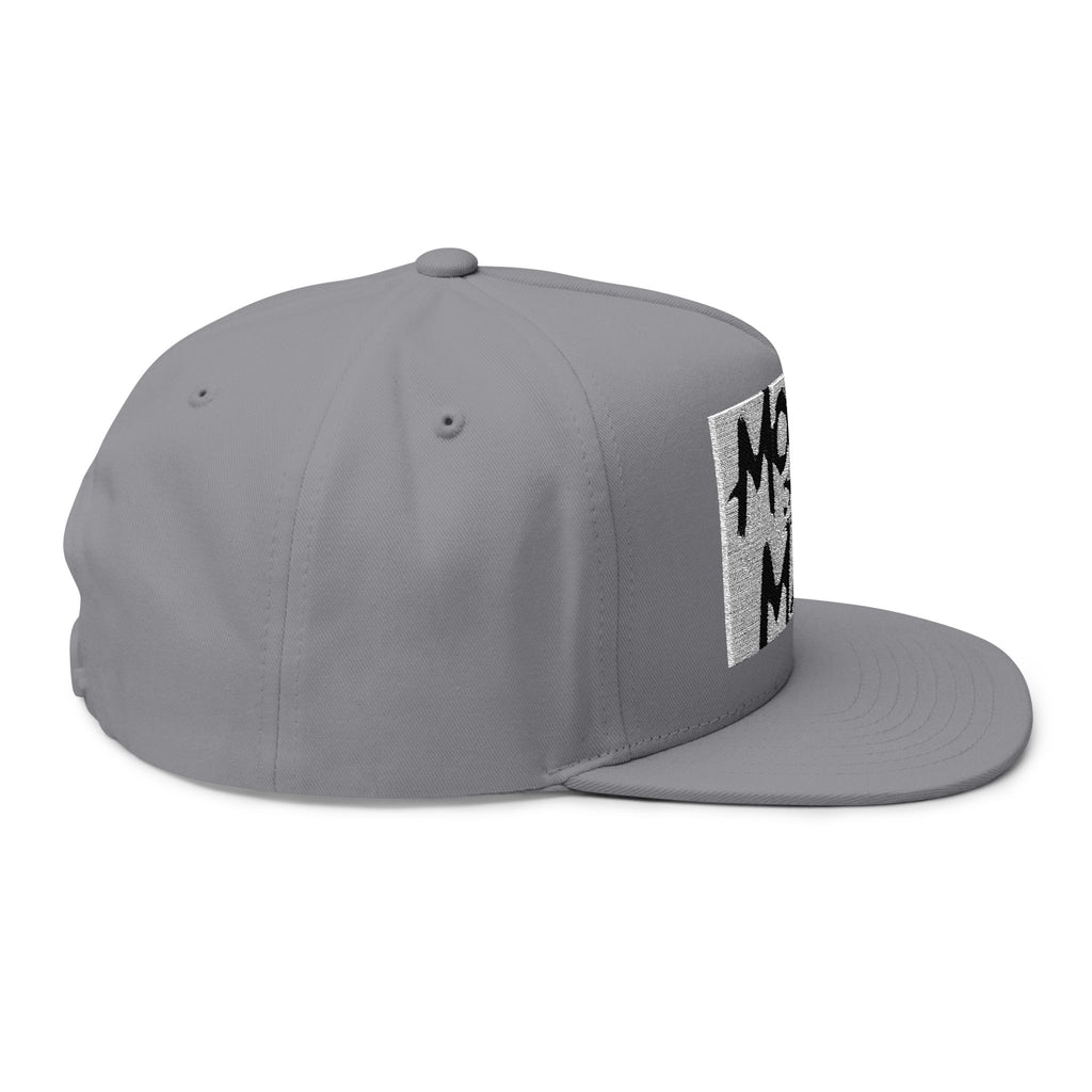Money On My Mind Flat Bill Cap — Embroidered Snapback Hat