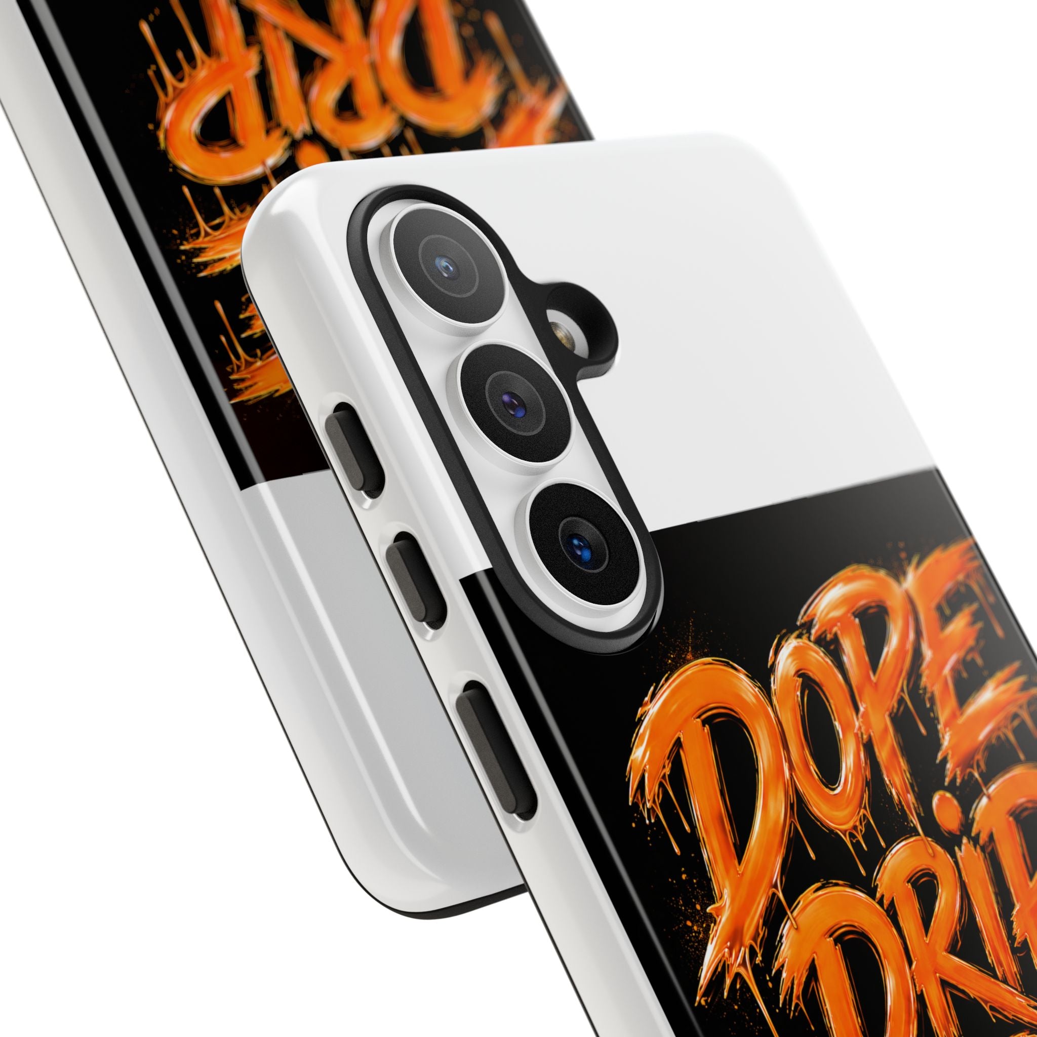 iPhone Tough Case — "Dope Drip" Orange Graffiti Phone Case