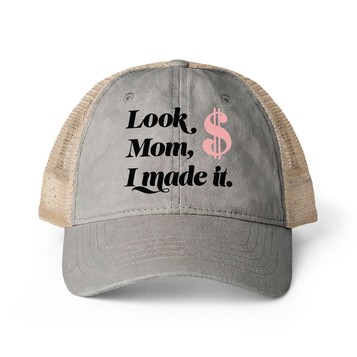 Women's Washed Mesh-Back Cap